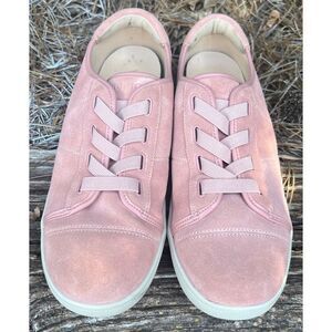 Vionic WOMEN’s Jean suede pink slip on sneakers Size 9.5